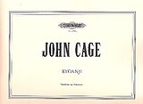 John Cage Notenblätter Ryoanji