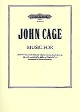 John Cage Notenblätter Music for