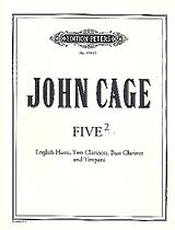 John Cage Notenblätter Five2