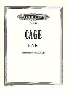 John Cage Notenblätter Five3