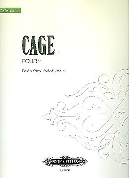 John Cage Notenblätter Four six