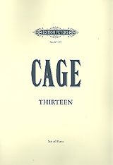 John Cage Notenblätter Thirteen