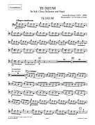 Anton Bruckner Notenblätter Te Deum C-Dur
