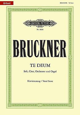Anton Bruckner Notenblätter Te Deum C-Dur