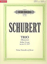 Franz Schubert Notenblätter Klaviertrio Es-Dur D897