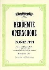 Gaetano Donizetti Notenblätter Ha welch ein ewiges Laufen und Rennen aus Don Pasquale