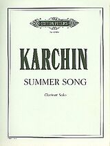 Louis Karchin Notenblätter Summer song