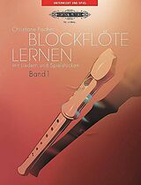 Christiane Fischer Notenblätter Blockflöte lernen Band 1 mit Liedern und Spielstücken