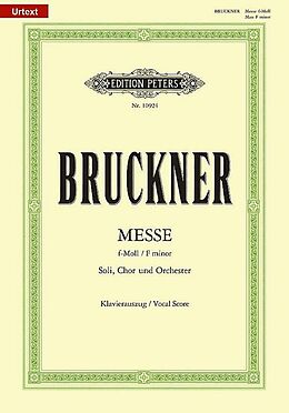 Anton Bruckner Notenblätter Messe f-Moll WAB28