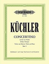 Ferdinand Küchler Notenblätter Concertino D-Dur op.15
