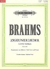 Johannes Brahms Notenblätter Zigeunerlieder op.103