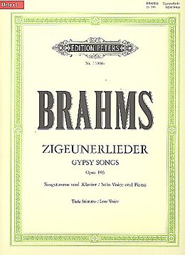 Johannes Brahms Notenblätter Zigeunerlieder op.103