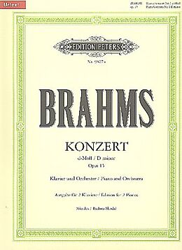 Johannes Brahms Notenblätter Konzert d-Moll Nr.1 op.15 für Klavier und Orchester