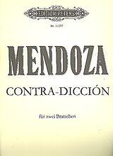 Elena Mendoza Notenblätter Contra-Dicción