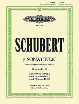 Franz Schubert Notenblätter Sonatinas (3) Op. Posth.137