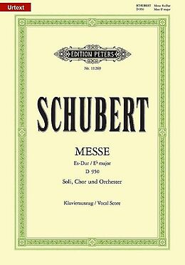 Franz Schubert Notenblätter Messe Es-Dur D950