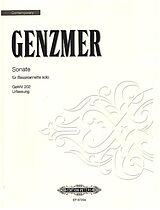 Harald Genzmer Notenblätter Sonate GeWV202