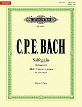 Carl Philipp Emanuel Bach Notenblätter Solfeggio (Solfeggietto)