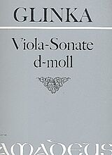 Michael Iwanowitsch Glinka Notenblätter Sonate d-Moll