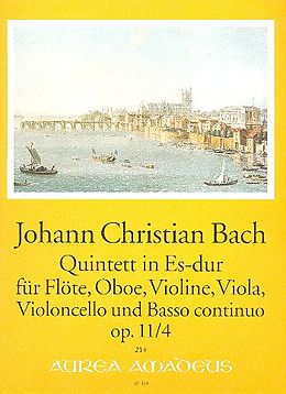 Johann Christian Bach Notenblätter Quintett Es-Dur op.11,4