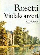 Antonio (Franz Anton Rössler) Rosetti Notenblätter Concerto G-Dur für Viola und Orchester