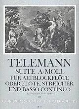 Georg Philipp Telemann Notenblätter Suite a-Moll