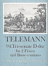 Georg Philipp Telemann Notenblätter Triosonate D-Dur Nr.94