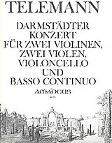 Georg Philipp Telemann Notenblätter Darmstädter Konzert für