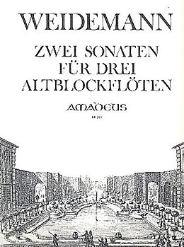 Karl Friedrich Weidemann Notenblätter 2 Sonaten F-Dur op.3,3 und op.3,6