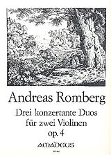 Andreas Jakob Romberg Notenblätter 3 konzertante Duos op.4