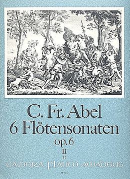 Friedrich Abel Notenblätter 6 Sonaten op.6 Band 2 (Nr.4-6)