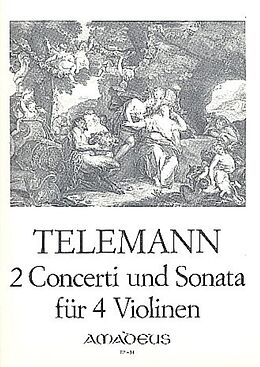 Georg Philipp Telemann Notenblätter 2 Concerti und Sonata