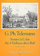 Georg Philipp Telemann Notenblätter Sonate C-Dur