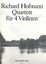 Richard Hofmann Notenblätter Quartett op.98