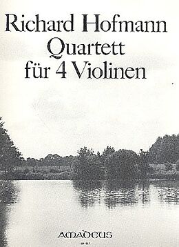 Richard Hofmann Notenblätter Quartett op.98