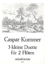 Kaspar Kummer Notenblätter 3 kleine Duette op.20