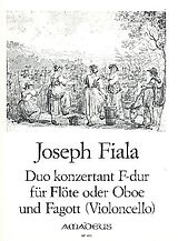 Joseph Fiala Notenblätter Duo konzertant F-Dur