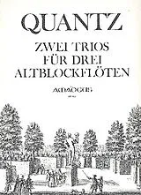 Johann Joachim Quantz Notenblätter 2 Trios