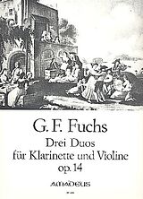 Georg Friedrich Fuchs Notenblätter 3 Duos op.14