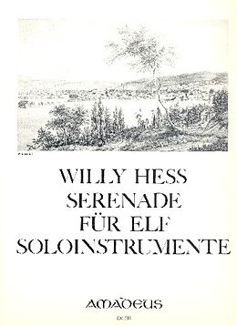 Willy Hess Notenblätter Serenade op.19
