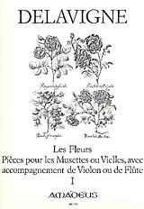 Philibert de Lavigne Notenblätter Les Fleurs op.4 Band 1