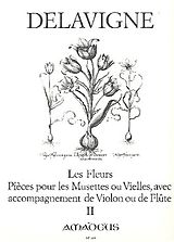 Philibert de Lavigne Notenblätter Les Fleurs op.4 Band 2 pieces