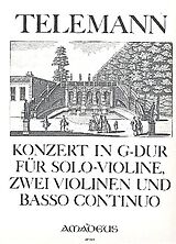 Georg Philipp Telemann Notenblätter Konzert G-Dur für Violine