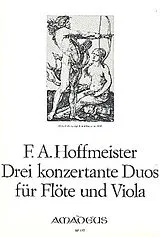 Franz Anton Hoffmeister Notenblätter 3 konzertante Duos