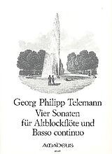 Georg Philipp Telemann Notenblätter 4 Sonaten