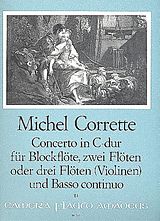 Michel Corrette Notenblätter Concerto C-Dur op.4,3 für