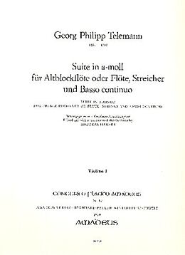 Georg Philipp Telemann Notenblätter Suite in a-moll TWV55-a2