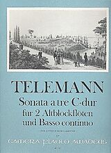 Georg Philipp Telemann Notenblätter Triosonate C-Dur Nr.55