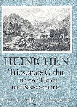Johann David Heinichen Notenblätter Triosonate G-Dur