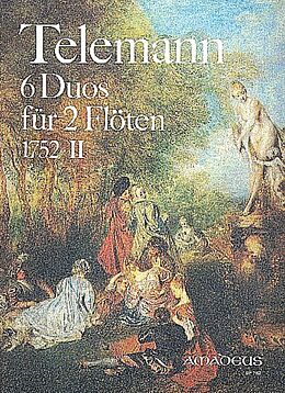 Georg Philipp Telemann Notenblätter 6 Duos TWV 40-124-129 (Band 2)